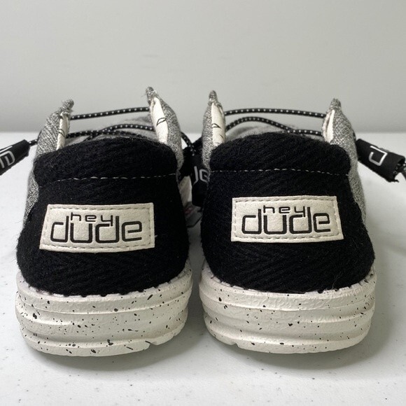 Hey Dude Wally in Pilot Heather Black Lace Up Lightweight Boho Coastal Beach main image 15